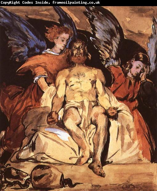 Edouard Manet Christ with Angels